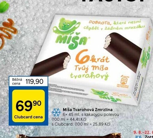 Míša Tvarohová Zmrzlina