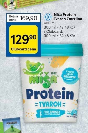 Míša Protein Tvaroh Zmrzlina