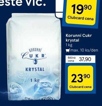 Korunní Cukr krystal 1 kg
