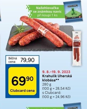 Krahulík Uherská klobása