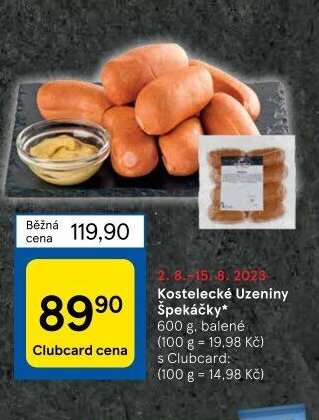 Kostelecké Uzeniny Špekáčky