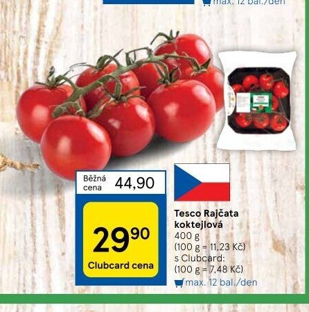 Tesco Rajčata koktejlová
