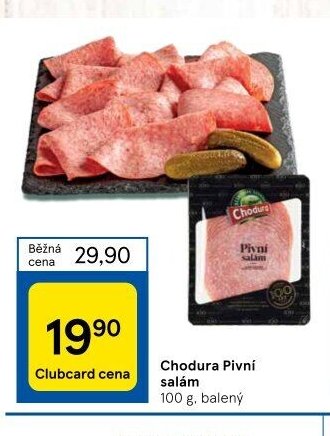 Chodura Pivní salám