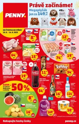 akční leták Penny Market 10.8.2023-16.8.2023
