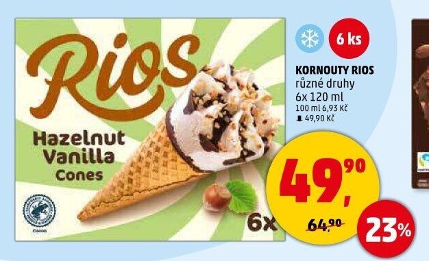 KORNOUTY RIOS různé druhy 6x 120 ml