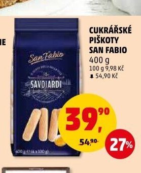 Cukrářské piškoty San Fabio