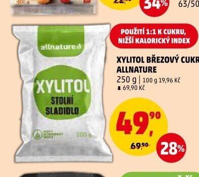 Xylitol březový cukr Allnature