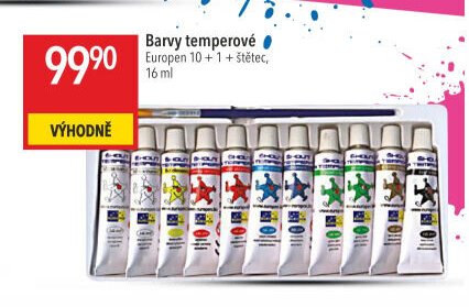 Barvy temperové Europen