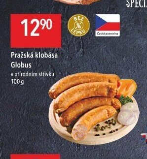 Pražská klobása Globus