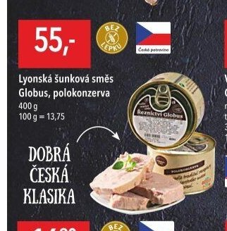 Lyonská šunková směs Globus