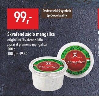 Škvařené sádlo mangalica