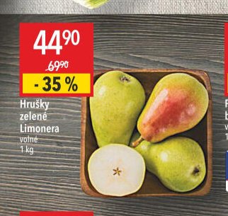 Hrušky zelené Limonera