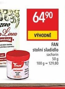FAN stolní sladidlo sacharin