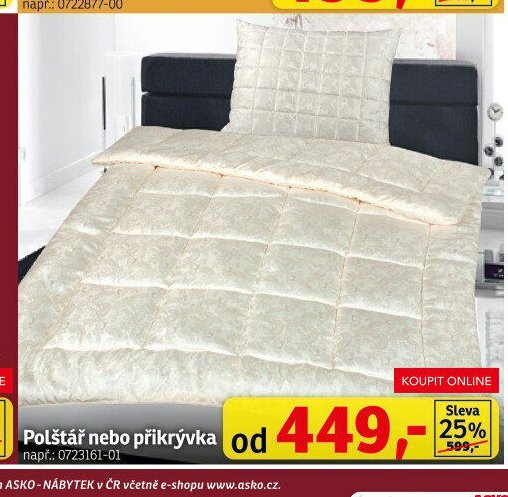 Polštář nebo přikrývka