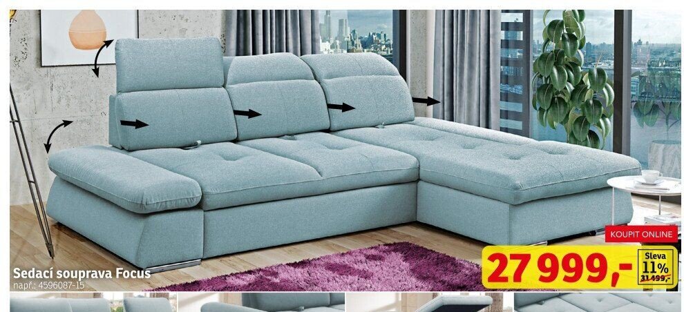 Sedací souprava Focus - ASKO akcniletaky.com