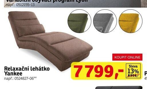 Relaxační lehátko Yankee - ASKO akcniletaky.com
