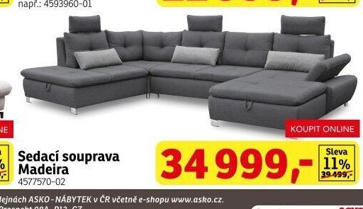 Sedací souprava Madeira - ASKO akcniletaky.com