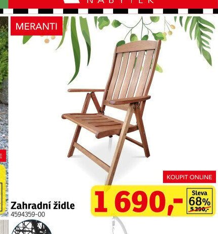Zahradní židle - ASKO akcniletaky.com