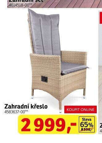 Zahradní křeslo 4583637-00 - ASKO akcniletaky.com
