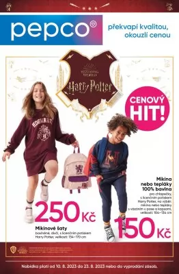 akční leták PEPCO 10.8.2023-23.8.2023