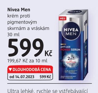Nivea Men krém proti pigmentovým skvrnám a vráskám 30 ml