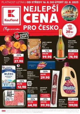 akční leták Kaufland 16.8.2023-22.8.2023
