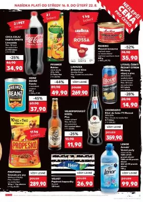 akční leták Kaufland 16.8.2023-22.8.2023