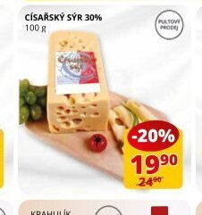 Císařský sýr 30%