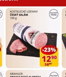 KOSTELECKÉ UZENINY ČESKÝ SALÁM