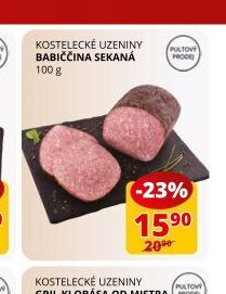 KOSTELECKÉ UZENINY BABIČČINA SEKANÁ