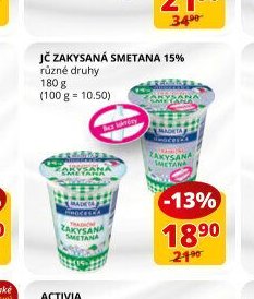 JČ ZAKYSANÁ SMETANA 15%