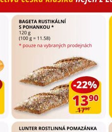 Bageta rustikální s pohankou