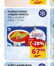 Plněné papriky v rajské omáčce