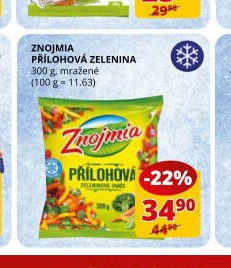Znojmia přílohová zelenina