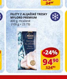 Filety z aljašské tresky mylord premium
