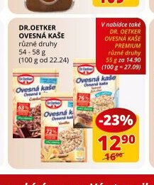 Dr. Oetker ovesná kaše