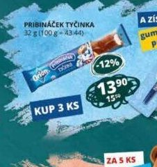 Pribináček tyčinka