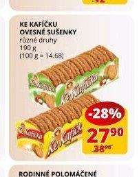 Ke kafíčku ovesné sušenky