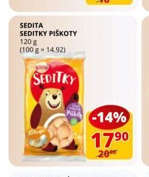 Sedita seditky piškoty