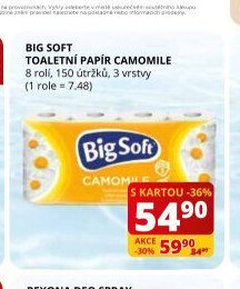 Big Soft toaletní papír Camomile