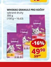 Whiskas granule pro kočky