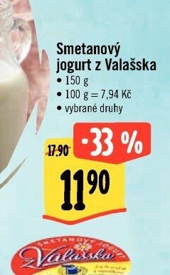 Smetanový jogurt z Valašska