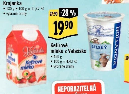 Kefírové mléko z Valašska