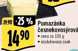 Česneková pomazánka se sýrem