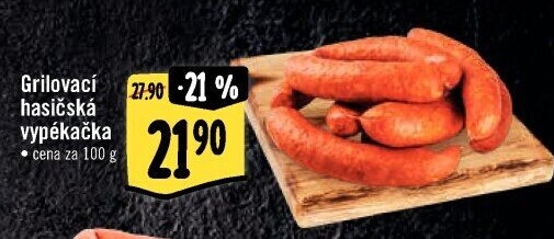 Klobása hasičská vypékačka