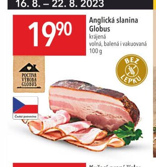 Anglická slanina Globus