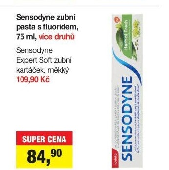 Pasta na zuby Fluoride Sensodyne