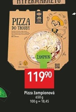 Pizza žampionová