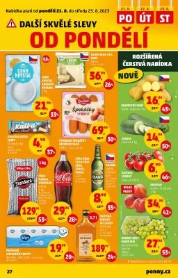akční leták Penny Market 17.8.2023-23.8.2023