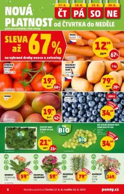 akční leták Penny Market 17.8.2023-23.8.2023